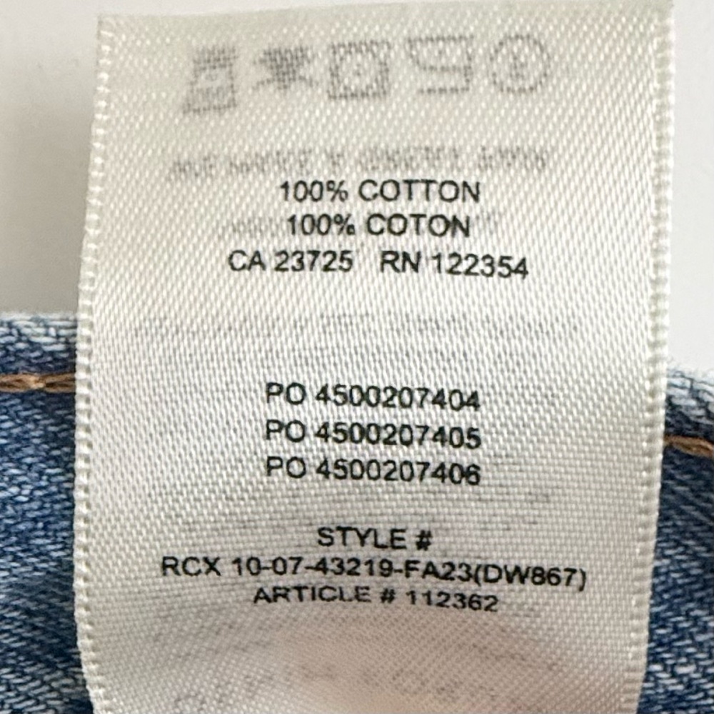 Aritzia Denim Forum The Nina High-Rise Maxi Slim Denim Skirt Size 27 - Picture 11 of 12